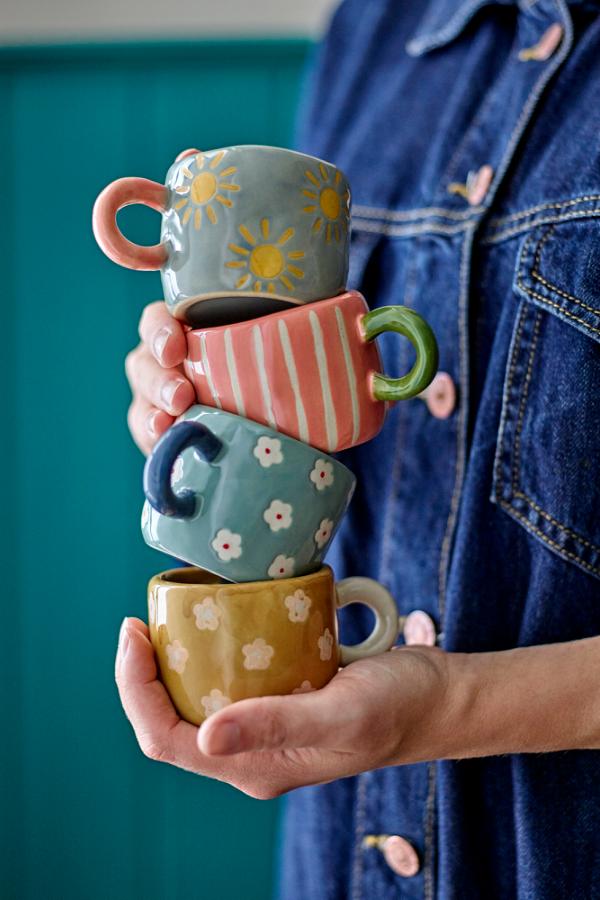 Bloomingville Nini Cup, Blue, Stoneware