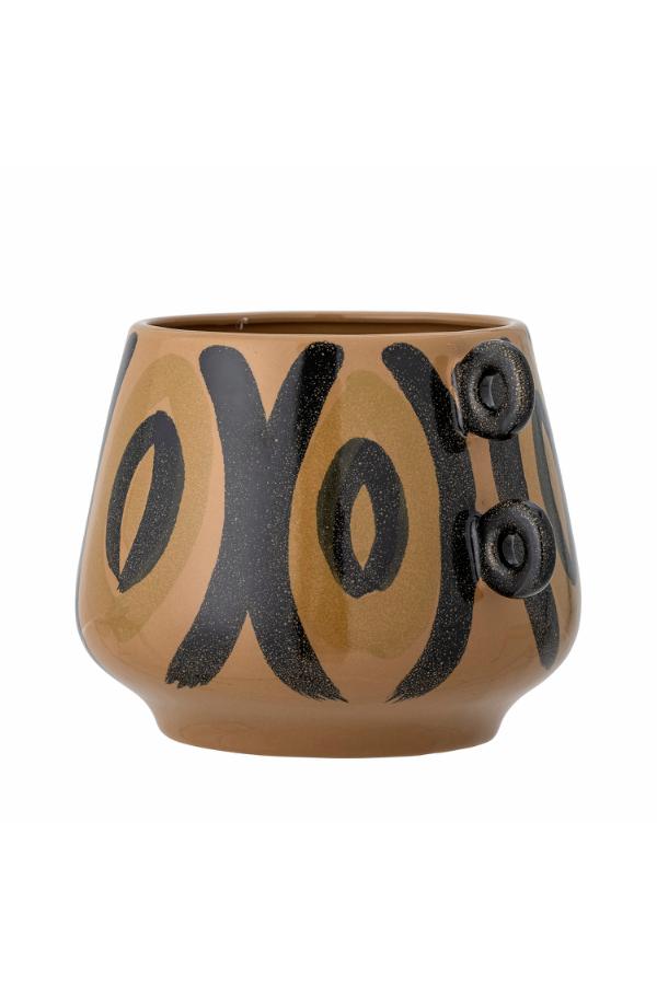 Creative Collection Hayan Flowerpot, Brown, Stoneware