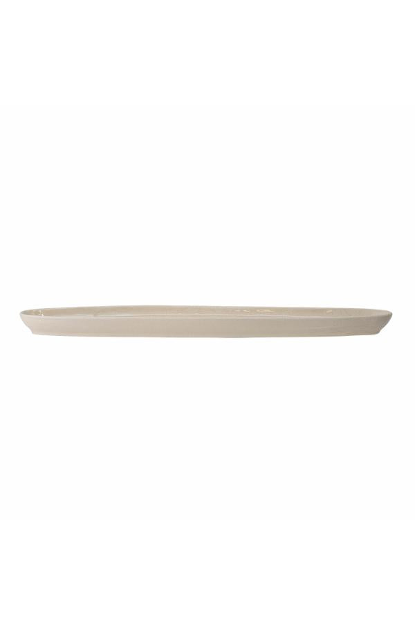 Bloomingville Bea Serving Plate, Nature, Stoneware