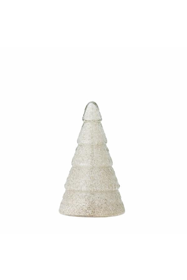 Bloomingville Emilius Deco Tree, White, Recycled Glass