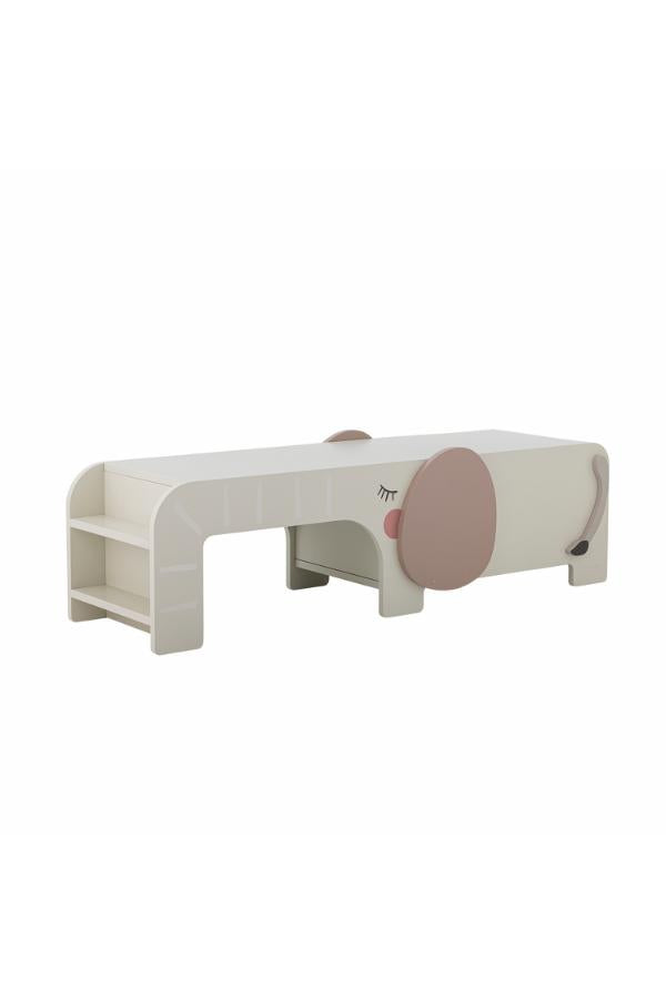 Bloomingville Mini Ferdinand Bench, Grey, FSC®100%, MDF