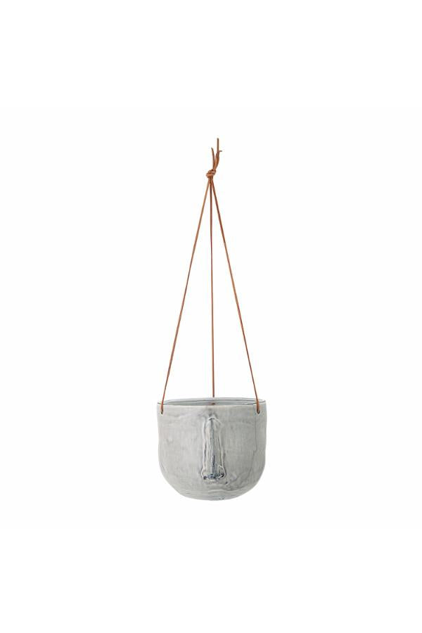 Bloomingville Ileana Flowerpot, Hanging, Grey, Stoneware