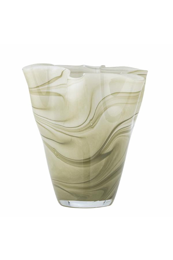 Creative Collection Toryn Vase, Green, Glass