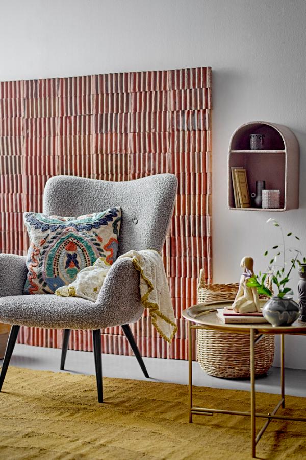 Bloomingville Rovigo Throw, Nature, Cotton