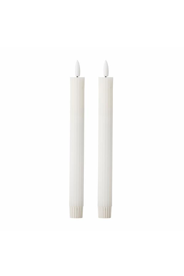 Bloomingville Ponza LED Candle, White, Paraffin
