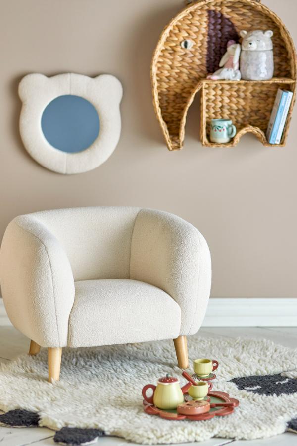 Bloomingville Mini Cade Chair, White, FSC®100% Plywood