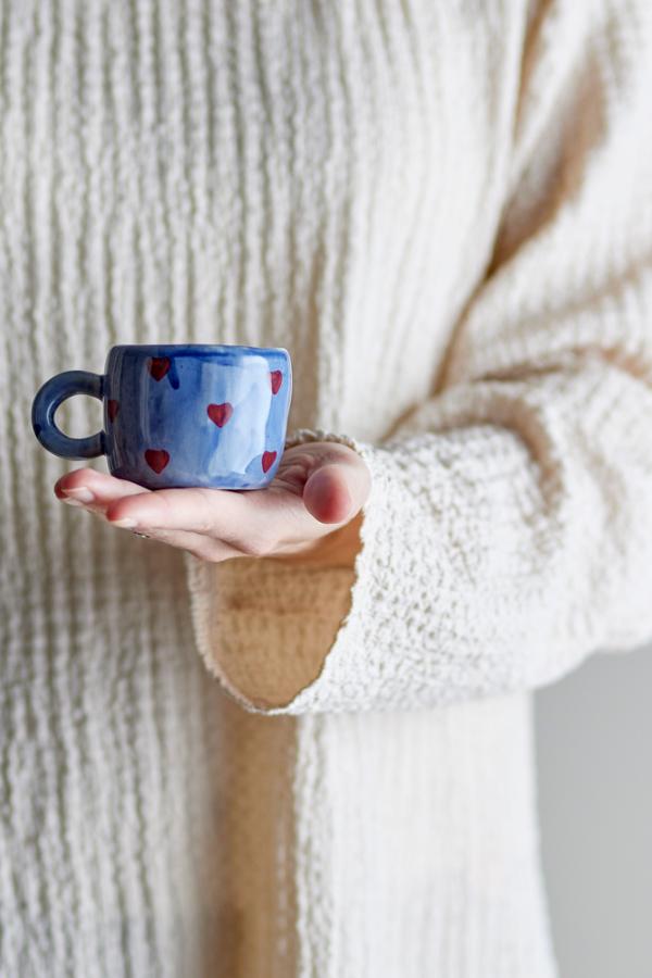 Bloomingville Mini Nini Cup, Blue, Stoneware
