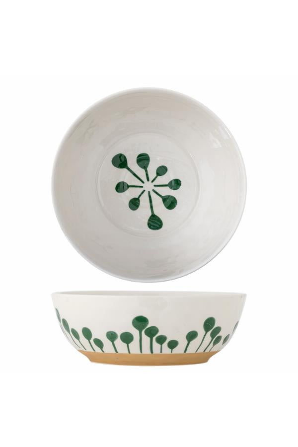 Creative Collection Linora Bowl, Green, Stoneware