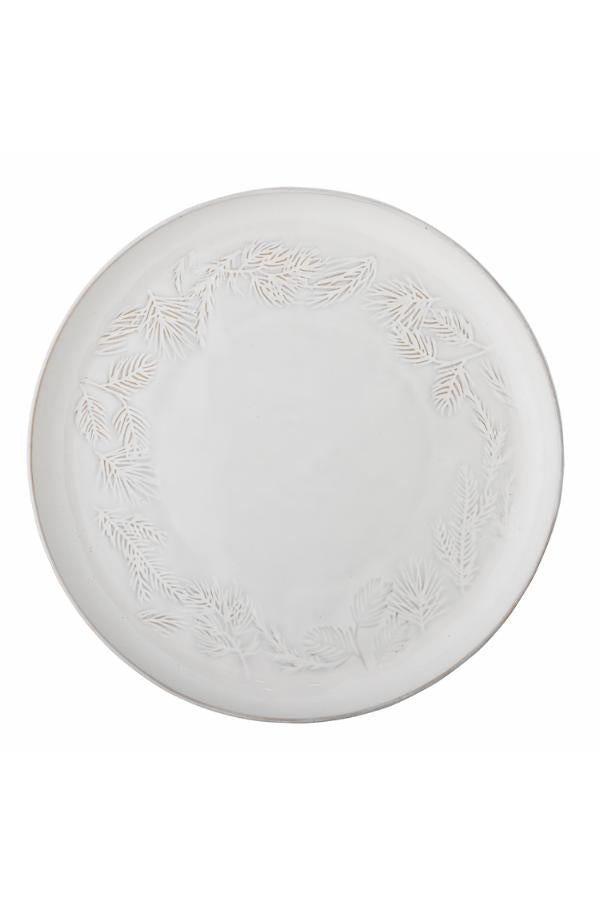 Bloomingville Winter Serving Plate, Nature, Stoneware