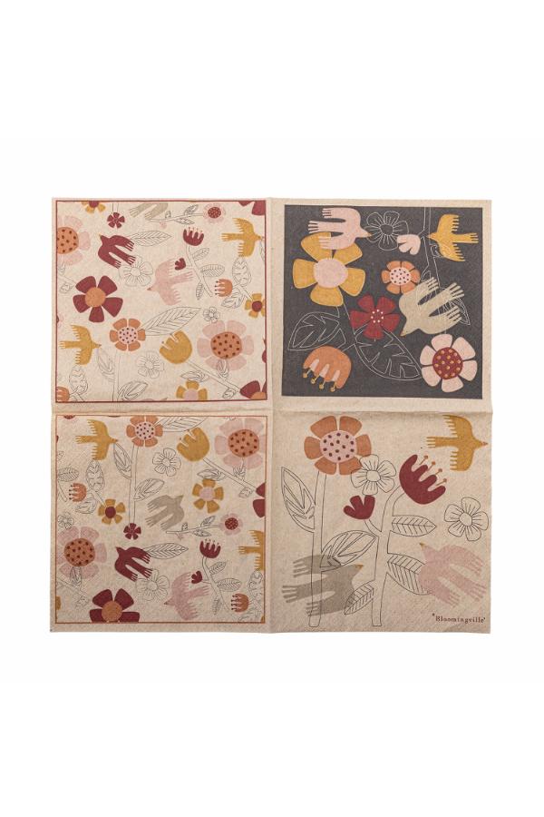 Bloomingville Vivielle Napkin, Multi, FSC®Recycled, Paper