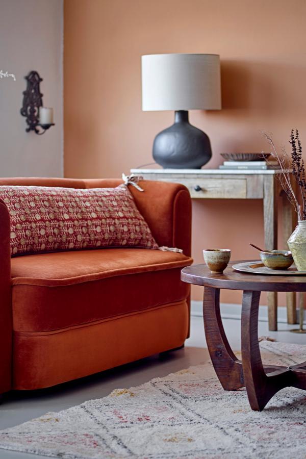 Creative Collection Malala Sofa, Orange, Polyester