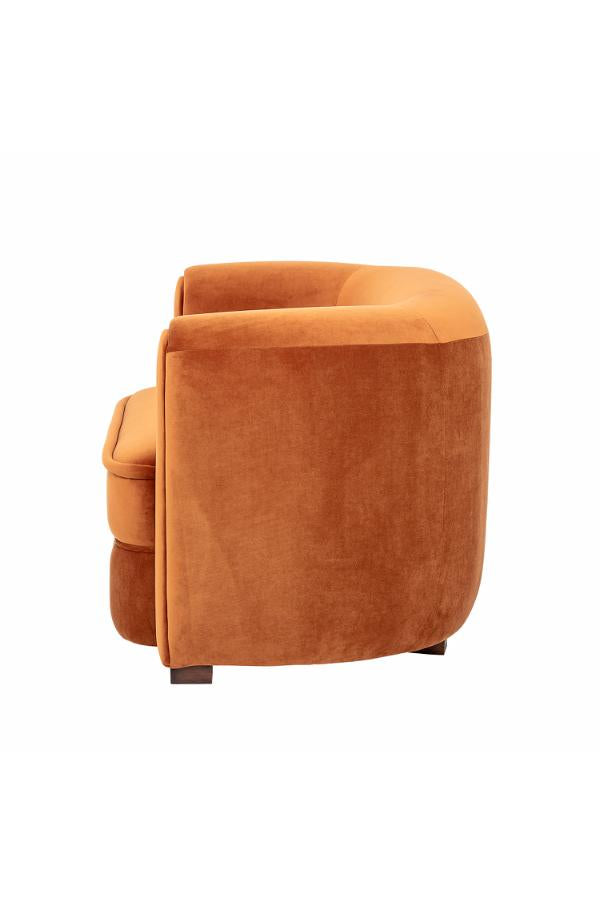 Creative Collection Malala Sofa, Orange, Polyester