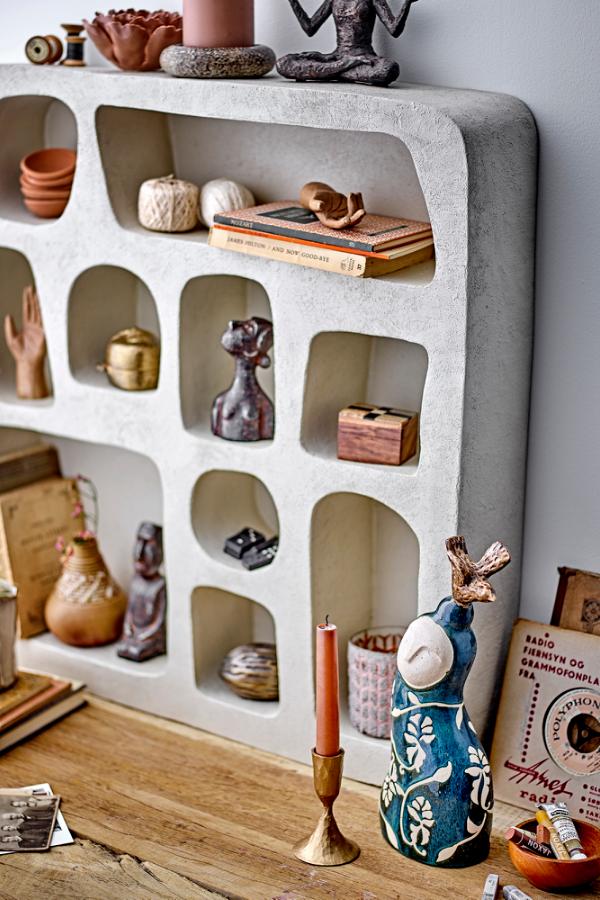 Bloomingville Layhan Deco, Blue, Stoneware