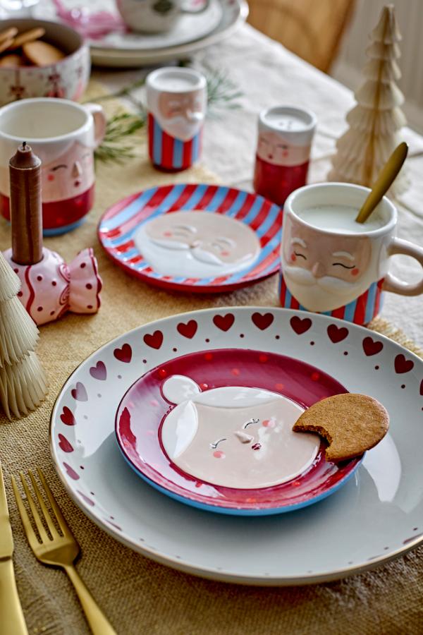 Bloomingville Jolly Plate, Multi, Stoneware