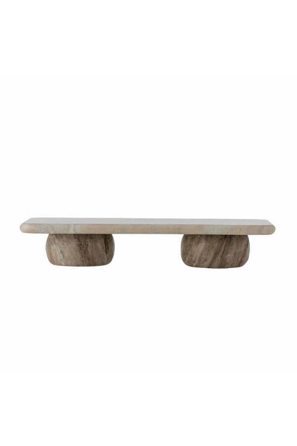 Bloomingville Fatin Pedestal, Grey, Marble