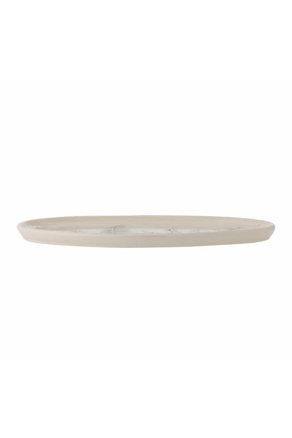 Bloomingville Bea Serving Plate, Nature, Stoneware
