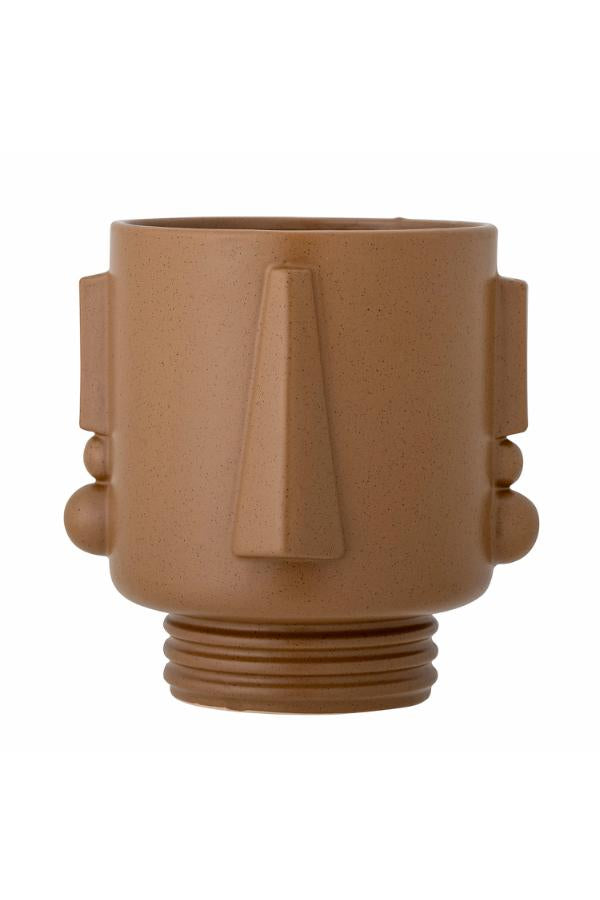 Bloomingville Guxim Flowerpot, Brown, Stoneware