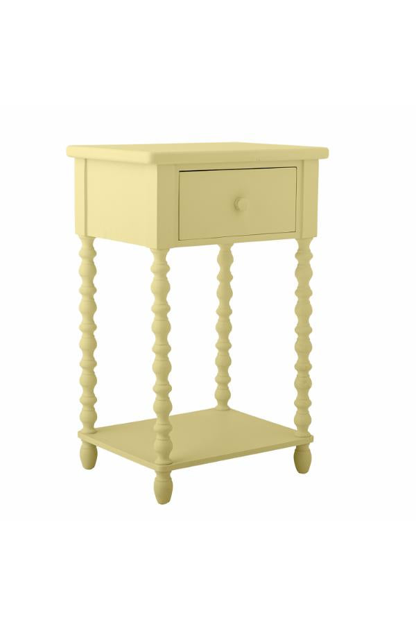 Bloomingville Salino Side Table, Yellow, Firwood