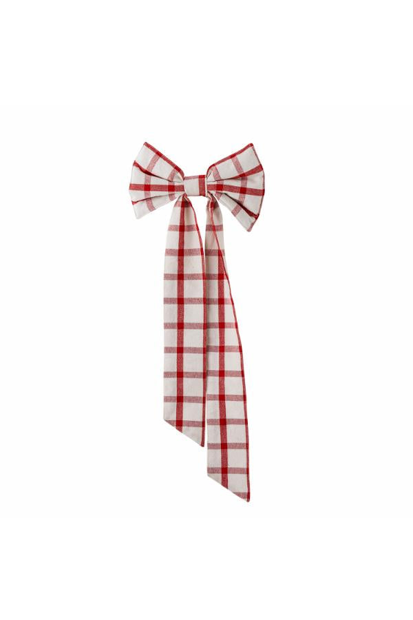 Bloomingville Ruby Deco Bow, Red, Cotton