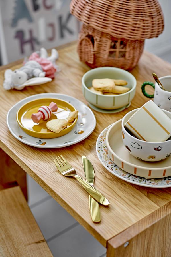 Bloomingville Mini Agnes Tableware Set, Multi, Stoneware
