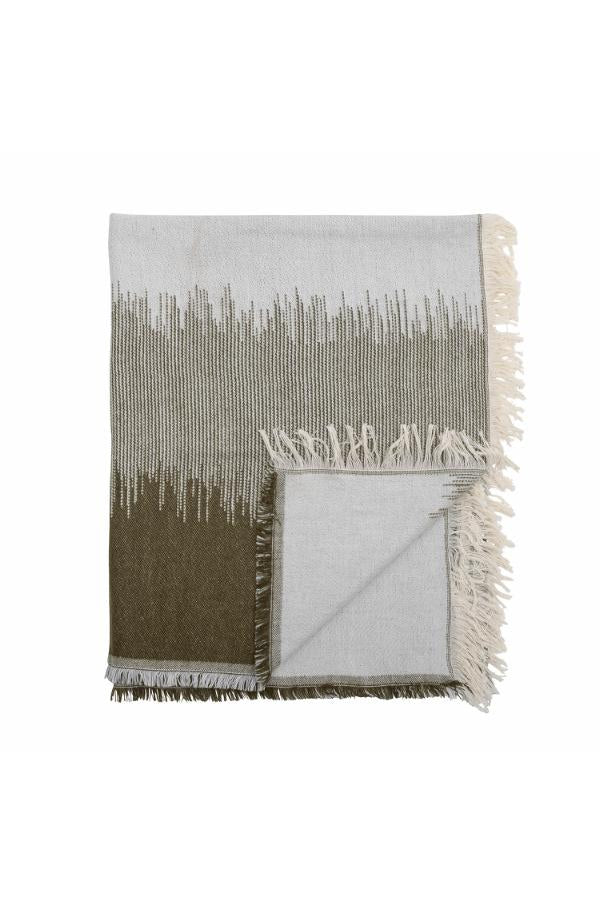Bloomingville Lucienne Throw, Green, Acrylic