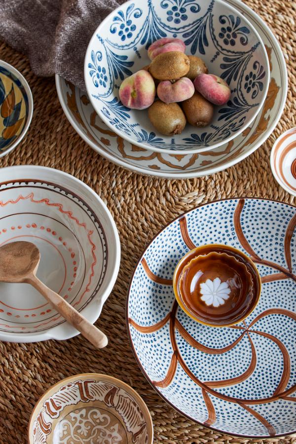 Bloomingville Heikki Bowl, Multi, Stoneware