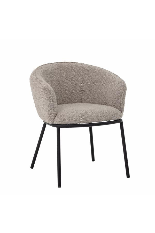 Bloomingville Cortone Dining Chair, Grey, Polyester