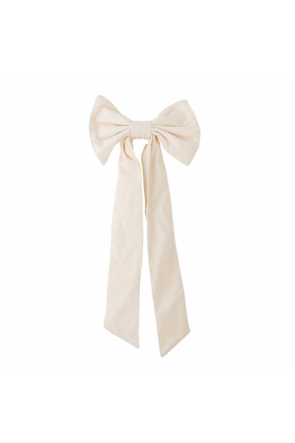 Bloomingville Ruby Deco Bow, White, Cotton