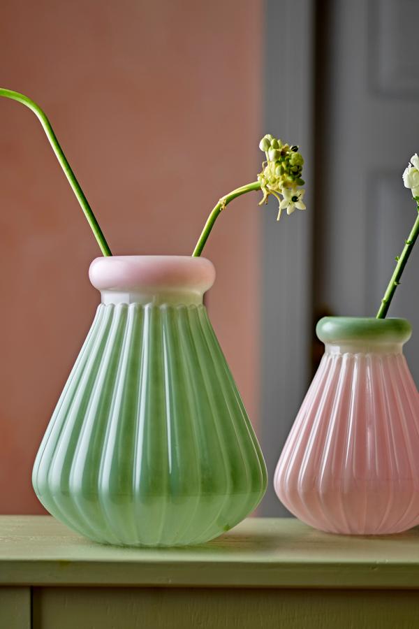 Creative Collection Judith Vase, Green, Glass