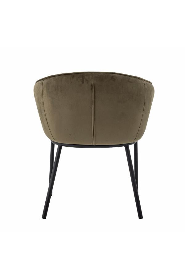 Bloomingville Cortone Dining Chair, Green, Recycled Polyester