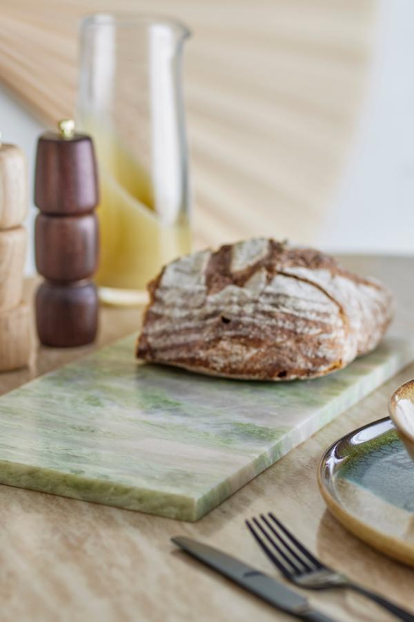 Bloomingville Keika Cutting Board, Green, Marble