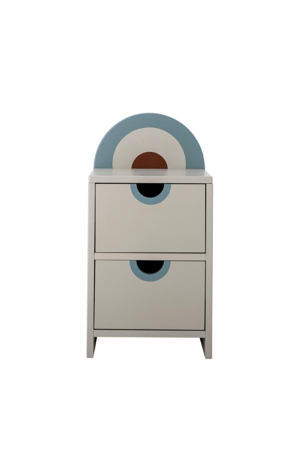 Bloomingville Mini Kiki Drawers, Multi, FSC®Mix, MDF