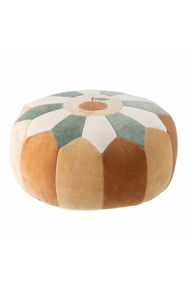 Bloomingville Mini Agnes Pouf, Multi, Cotton
