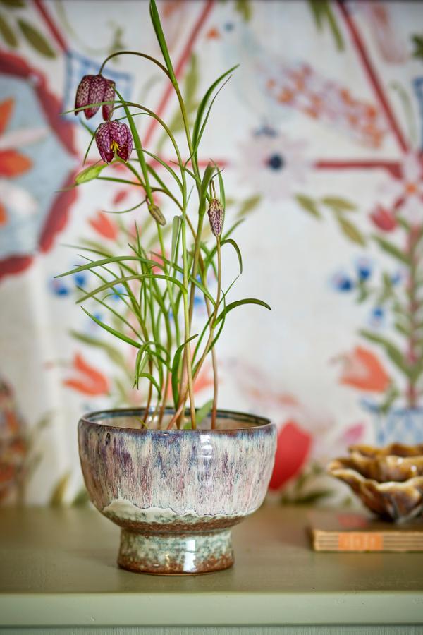 Creative Collection Luella Flowerpot, Blue, Stoneware