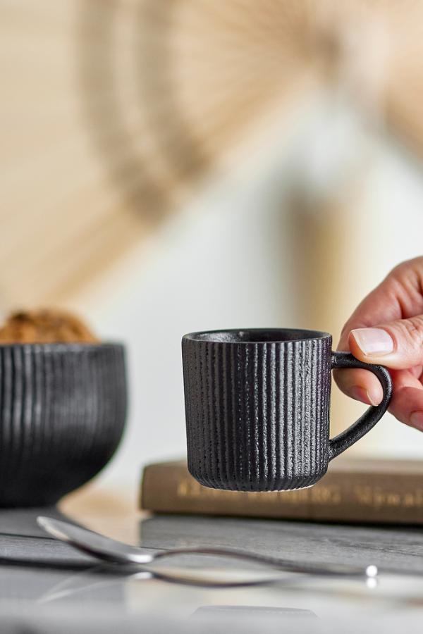 Bloomingville Neri Espresso Cup, Black, Stoneware