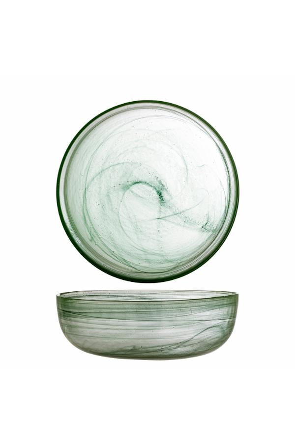 Bloomingville Amelie Bowl, Green, Glass