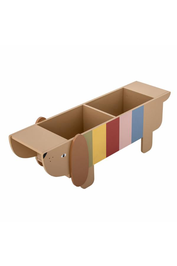 Bloomingville Mini Charlie Book Stand, Multi, FSC®100%, MDF