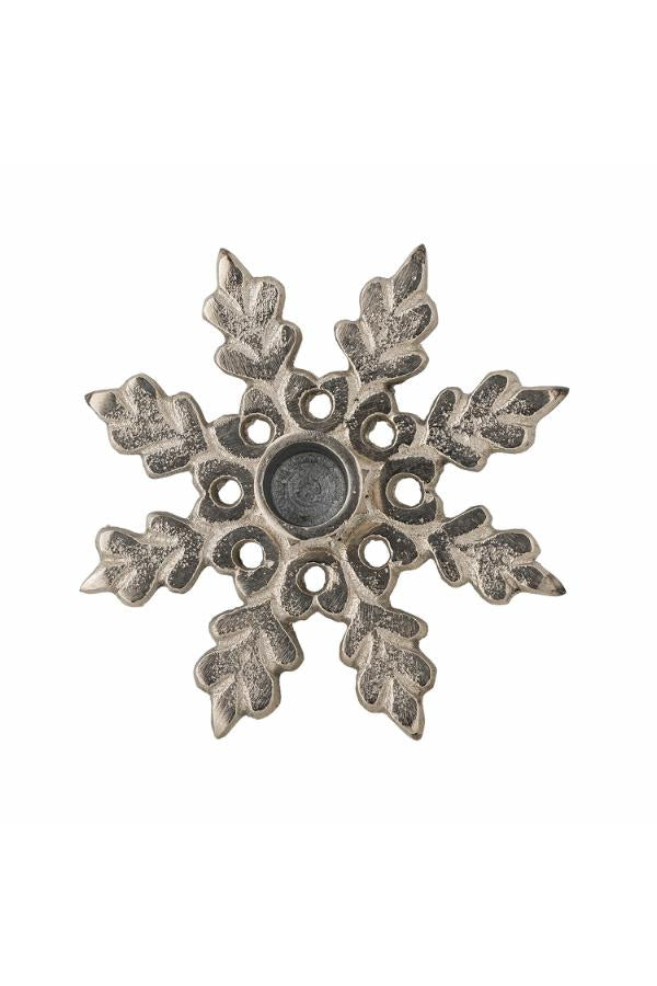 Bloomingville Kashi Candle Holder, Silver, Metal