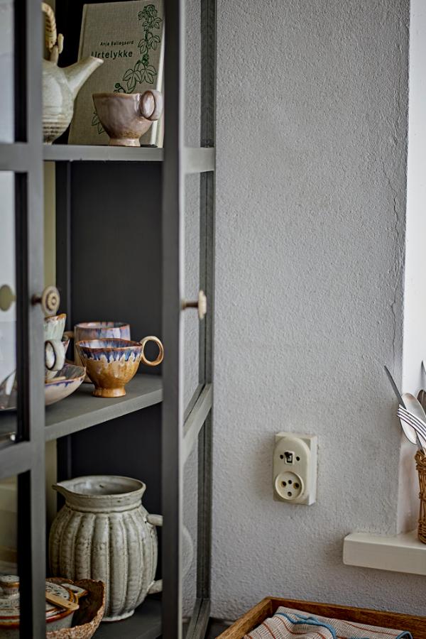 Bloomingville Tone Cabinet, Grey, Firwood
