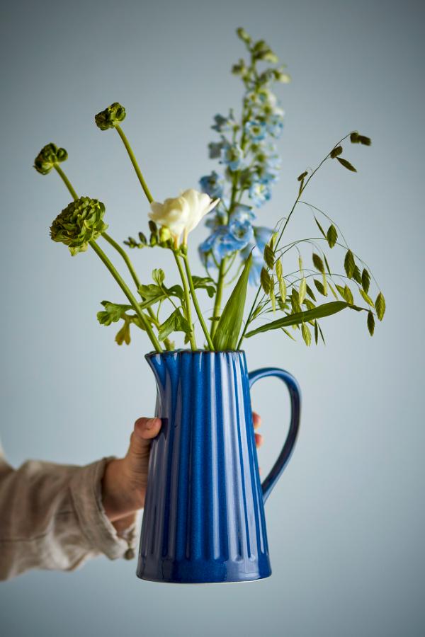 Bloomingville Latina Jug, Blue, Stoneware