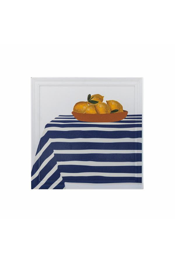 Creative Collection Limone Illustration w/ Frame, Multi, Firwood