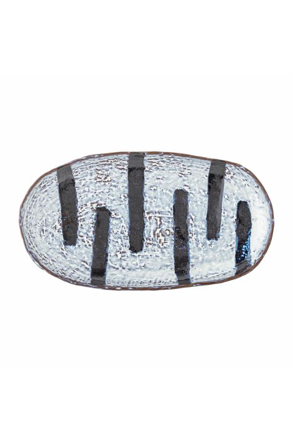 Bloomingville Ever Plate, Blue, Stoneware