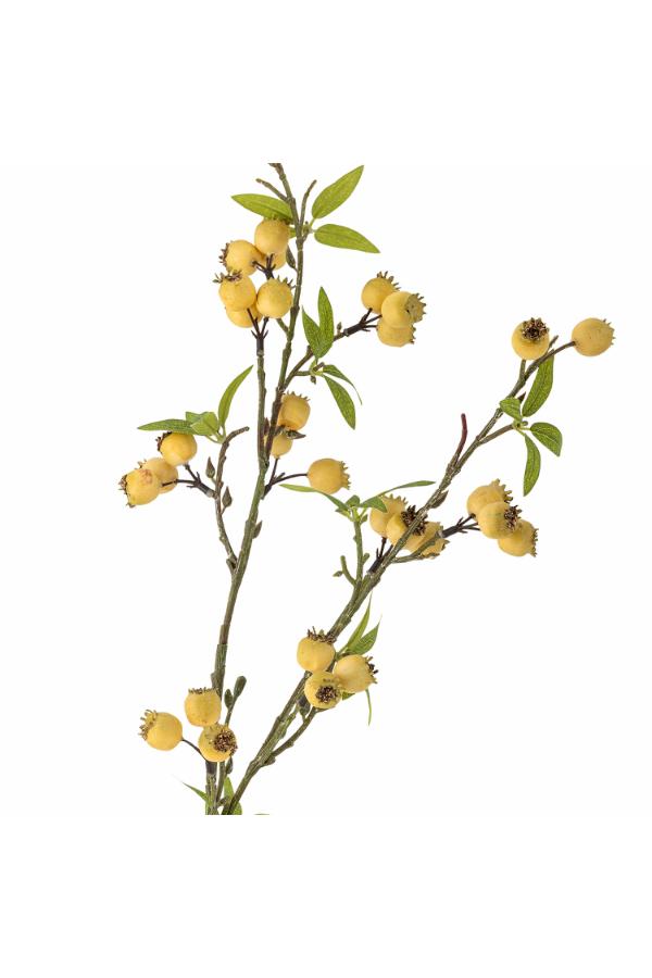 Bloomingville Hawthorn Branch, Yellow, Artificial Flowers