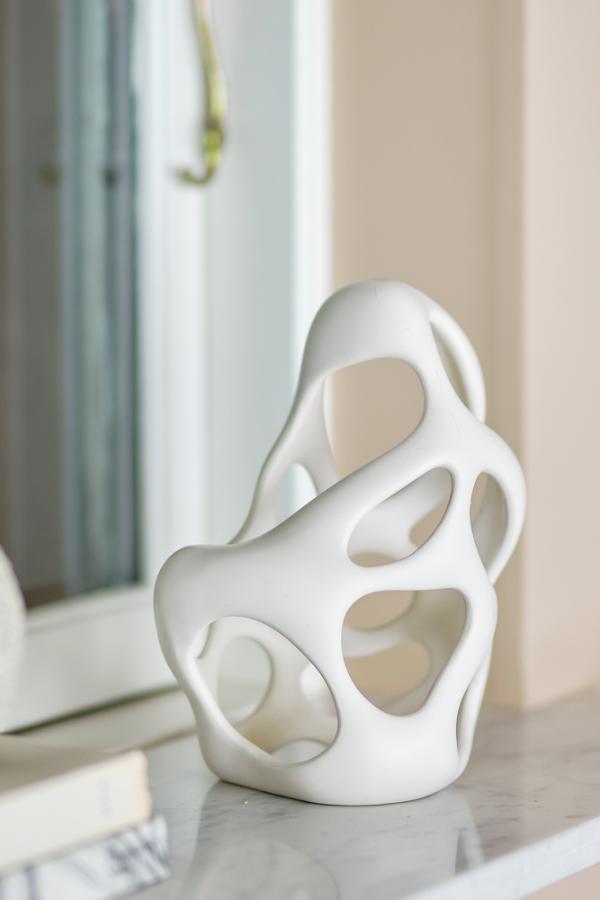 Bloomingville Chanet Deco, White, Polyresin