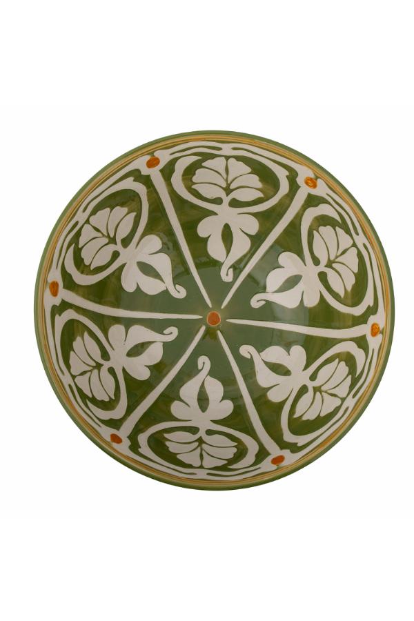 Bloomingville Heikki Bowl, Green, Stoneware