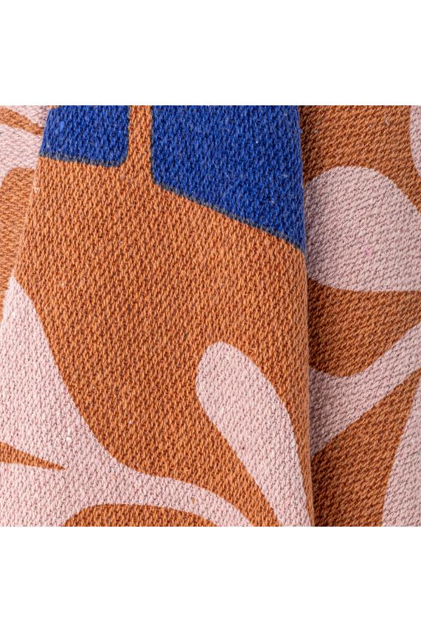 Bloomingville Atle Throw, Brown, Recycled Cotton