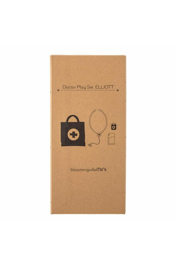 Bloomingville Mini Elliott Play Set, Doctor, Red, FSC®100%, MDF