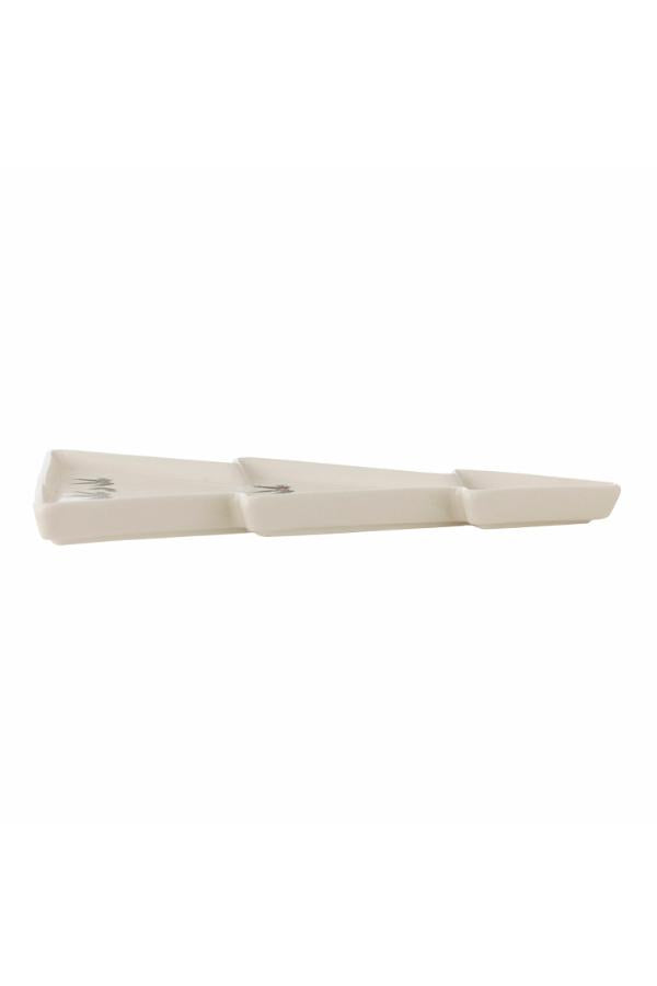 Bloomingville Berry Serving Plate, White, Stoneware