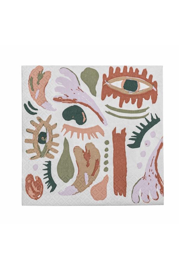 Bloomingville Horus Napkin, Multi, FSC®Mix, Paper