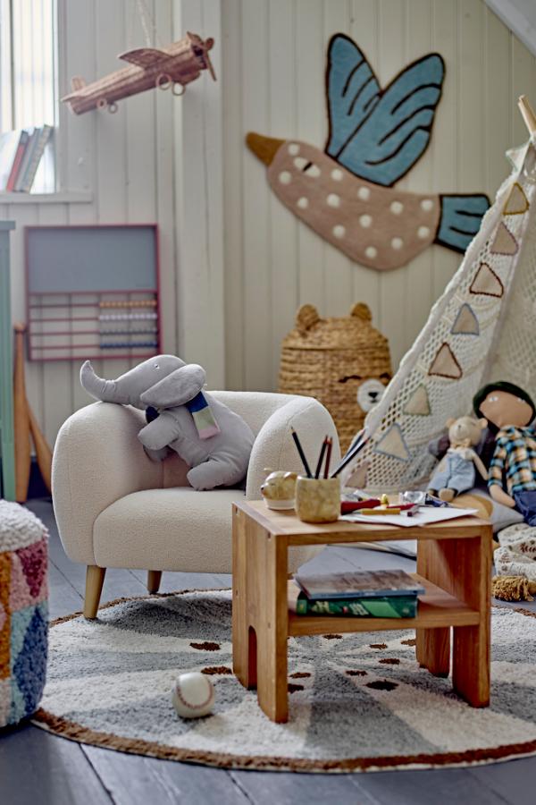 Bloomingville Mini Ferdinand Soft toy, Grey, Cotton